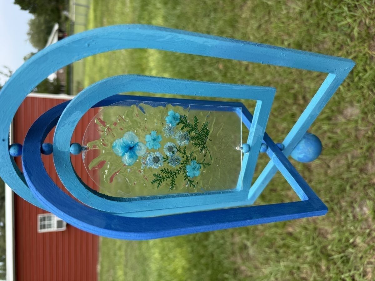 Pressed Flowers Suncatcher